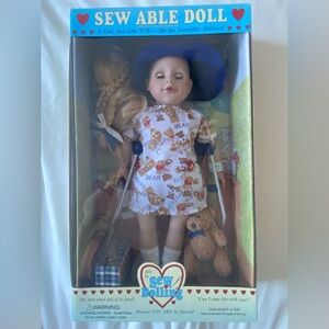 Dolls by Sew Able Doll. A Doll Just Like You She has incredible Abilities!